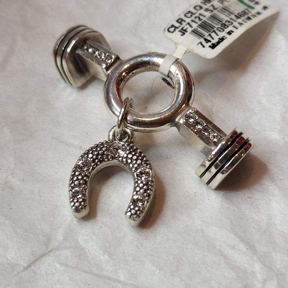 Brighton Jewelry - BRIGHTON color clique cord horseshoe ornament for bracelet silver NEW $48